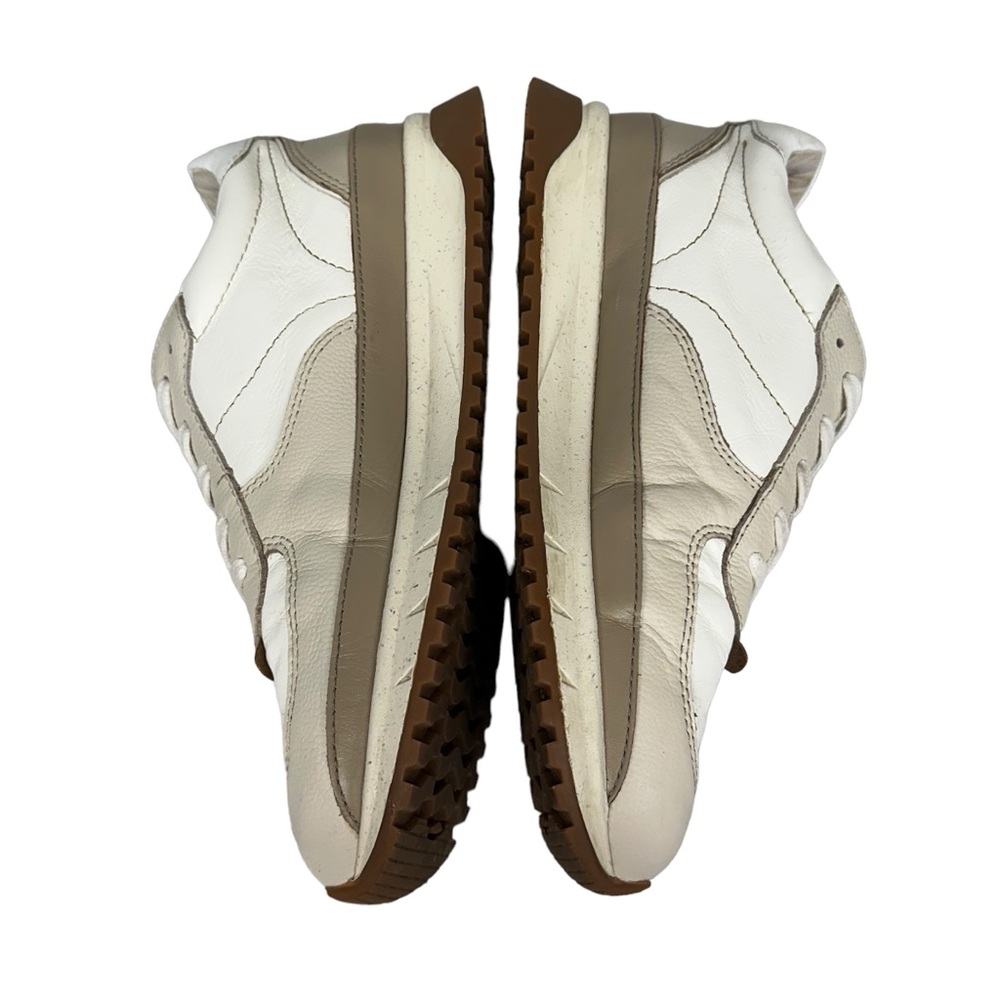 Madewell Kickoff Trainer Sneakers Leather Neutral Colorblock Size 8